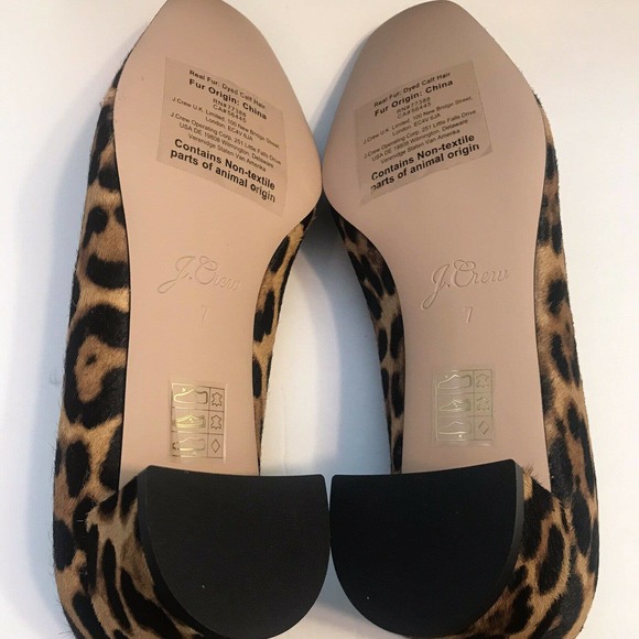 J. Crew Kate Pumps in Leopard Calf Hair Block Heel - Picture 6 of 9